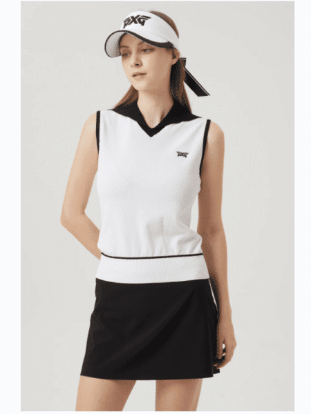 [PXG] 카라 니트 베스트 PJMCW4219 (2 COLOR)