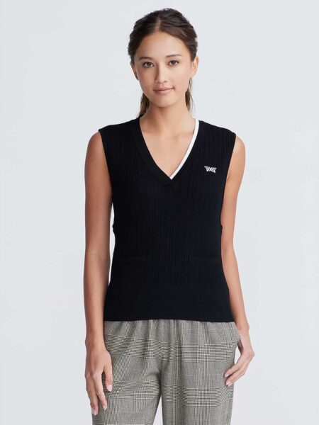 [PXG] 여성 V-넥 니트 베스트 PIFPW420221 (2 COLORS)