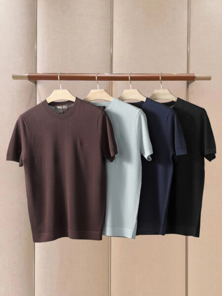 [로로피아나] 크루넥 티셔츠 (4 COLORS)
