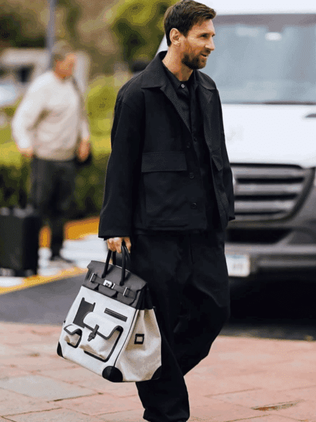 [에르메스] 버킨 카고 HAC 40cm Canvas & Swift / Noir & Ecru