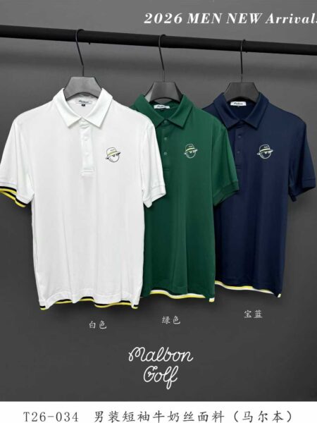 [말본] 남성 반팔 티셔츠 T26-034 (3 COLOR)