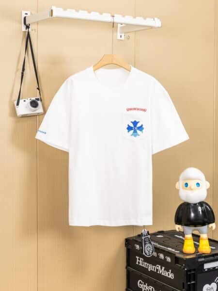 [크롬하츠] 블루 크로스 포켓 티셔츠 (2 COLORS)