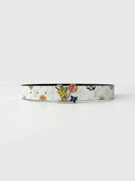 [루이비통] LV 이니셜 모노그램 플라워 40mm 리버서블 벨트