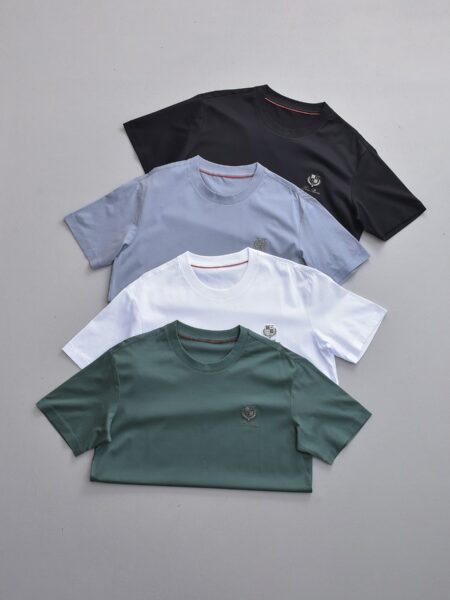 [로로피아나] 반소매 크루넥 티셔츠 (4 COLORS)