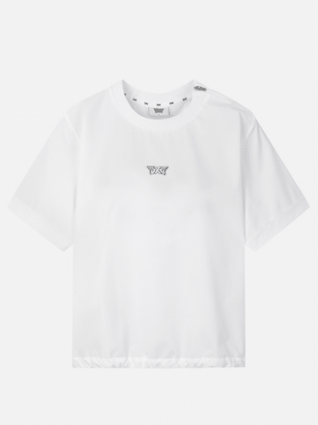 [PXG] 여성 라운드 넥 아노락 반팔 자켓 (2 COLOR)