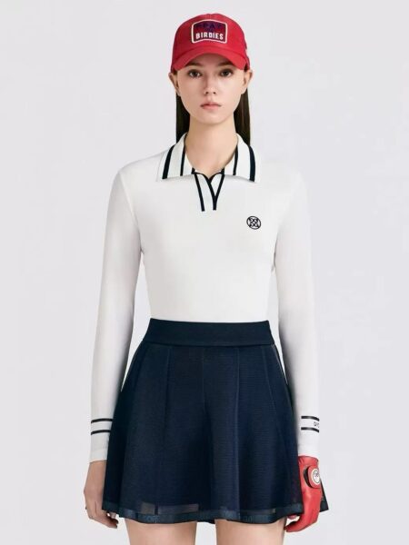 [지포어] 여성 쿨 슬리브 폴로 셔츠 (2 COLOR)