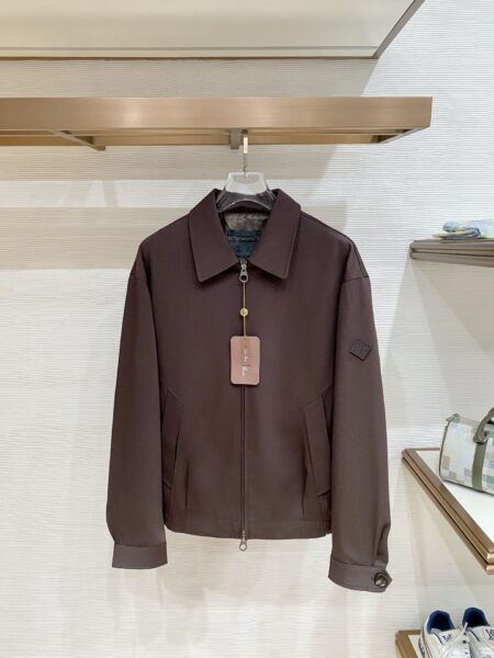[로로피아나] 카라 집업 블루종 자켓 (2 COLORS)