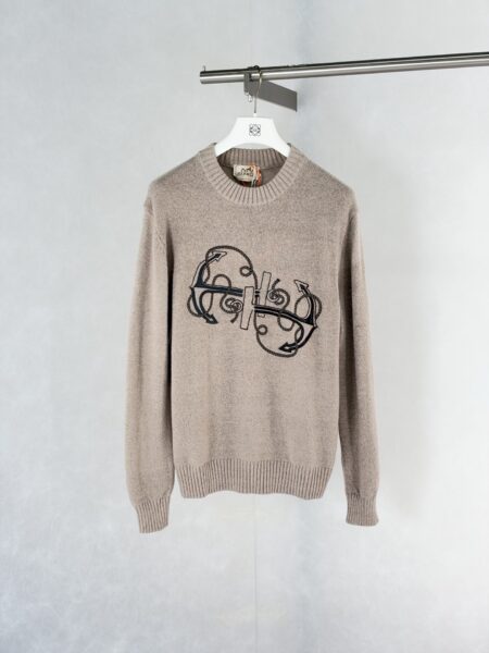 [에르메스] "Ancre en H" 크루넥 스웨터 (3 COLORS)