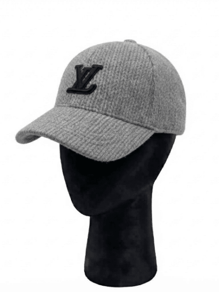 [루이비통] 베이직 니트 텍스처 LV 시그니처 패치 베이스볼 캡 (4 COLORS)