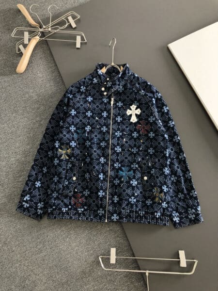 [크롬하츠] 크로스 모노그램 집업 자켓