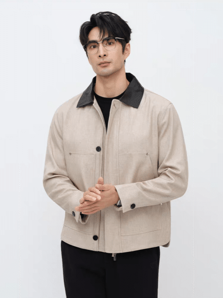 [페라가모] 레더 칼라 헌팅 자켓 (2 COLORS)
