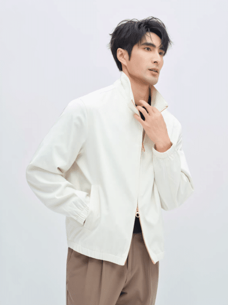 [로로피아나] 스탠드카라 더블지퍼 바람자켓 (2 COLORS)