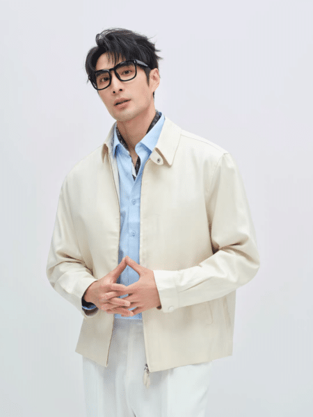 [벨루티] 스프레드칼라 풀집업 블루종 (2 COLORS)