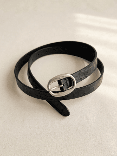 [생로랑] 레더 벨트 20mm (2 Colors)