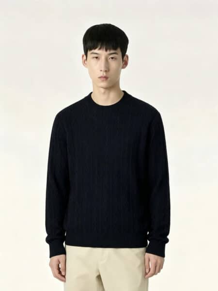 [더 로우] 케이블 울 니트