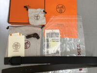 XXX고객님 [에르메스] Jockey 벨트 버클 & 리버서블 가죽 스트랩 38mm H010693UY89 (3 Colors)  (사이트 주문)