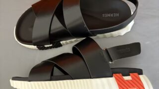XXX고객님 에르메스 크로스 스트랩 플랫폼 샌들  (사이트 주문)